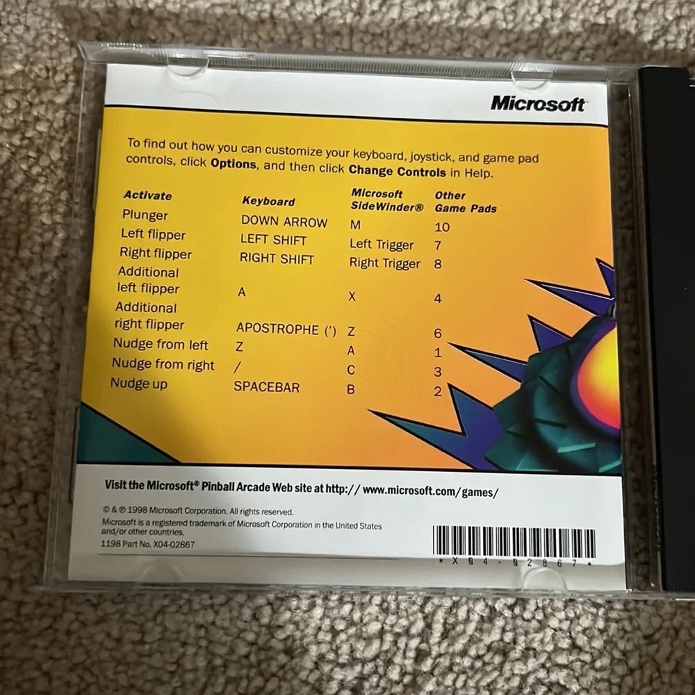 Microsoft Pinball Arcade CD